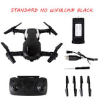 Realacc JD-23 JD23 Wifi FPV 0.3MP / 2.0MP Camera APP Control Headless Mode Foldable Arm Brushless RC Drone Quadcopter VS JD20S