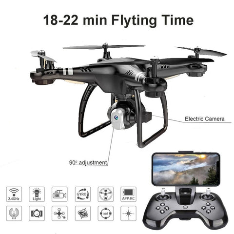 X8 RC Drone with HD 3MP Camera Altitude Hold One Key Return/Landing/Take Off Headless Mode 2.4G RC Quadcopter Drone Dropshipping